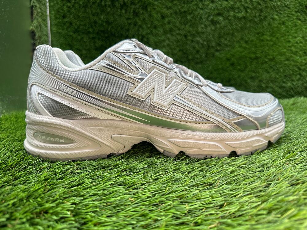 New Balance 740 U7405I7 Athletic Sneaker Unisex M9.5/W11 Silver Leather Running
